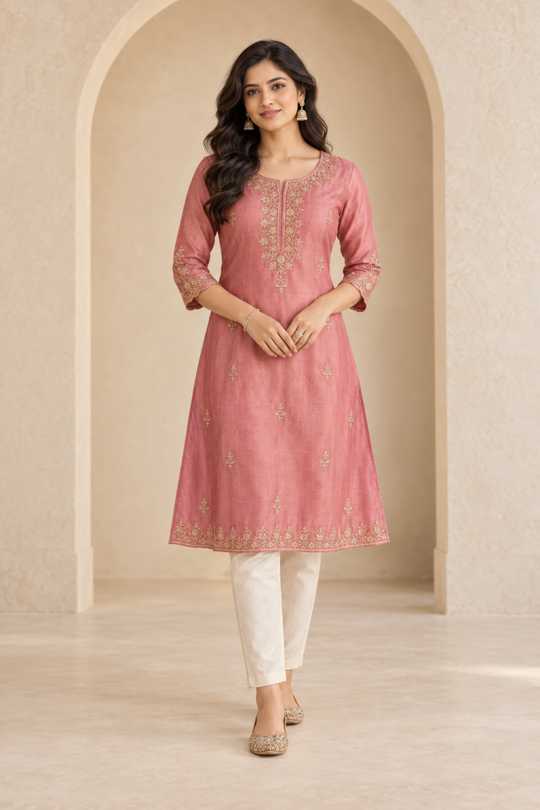 Rose Festive Kurti
